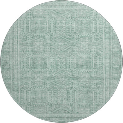 Premium Machine Washable Mayfield AMF1920 Border Rug