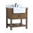 Pelaghia 30'' Single Bathroom Vanity with Marble Top-57367885