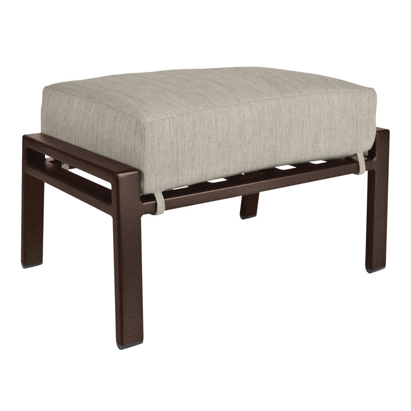 Aris Outdoor Ottoman, Copper Creek, Cast Lagoon