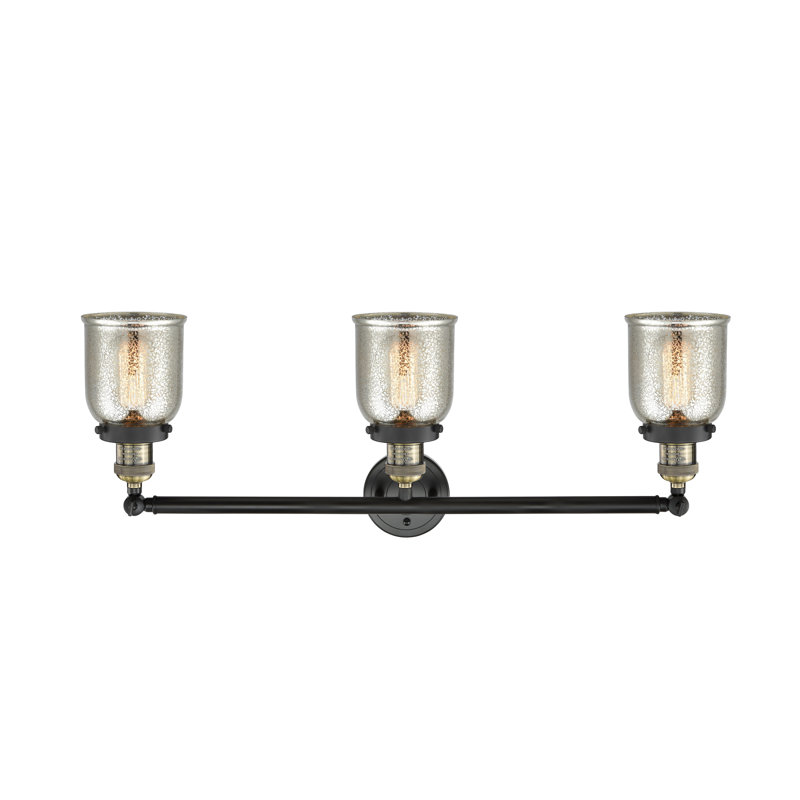 3 - Light Dimmable LED Bath Bar, Black Antique Brass