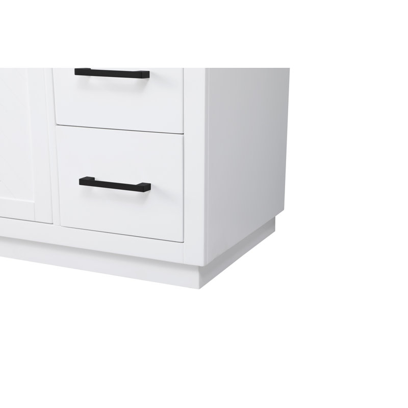Meuble-lavabo simple 42 po, Blanc