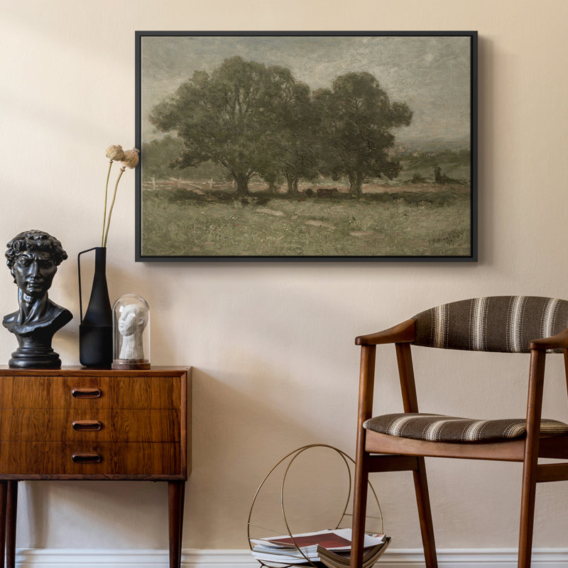 " Vintage Landscape -DCXCVIII ", Black