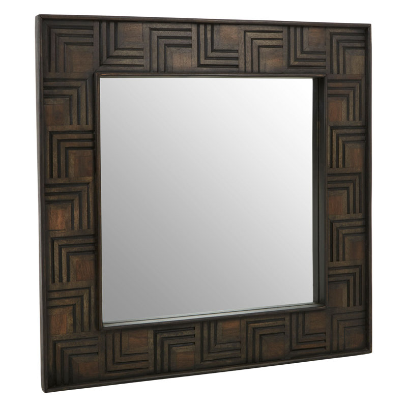 Williford Solid Wood Flat Wall Mirror