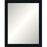 Glossy Black Gallery Mirror
