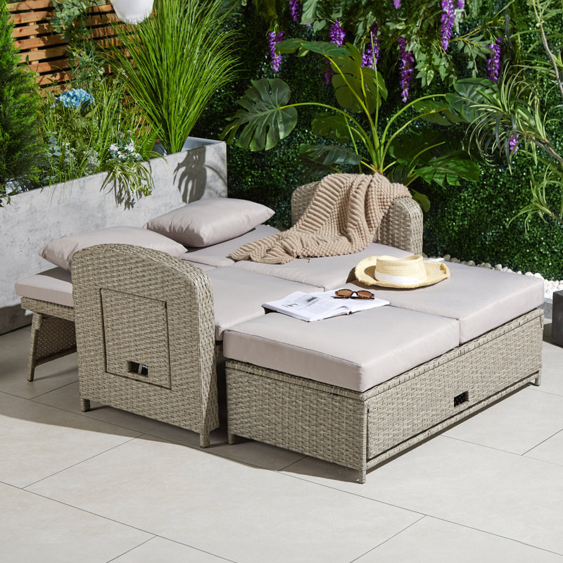 Alba Reclining Garden Sofa Set