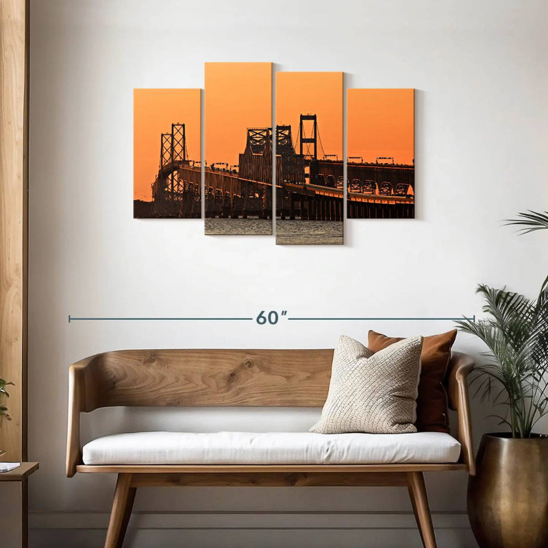 Lilie Chesapeake Bay Bridge, H 27 po x l 43 po