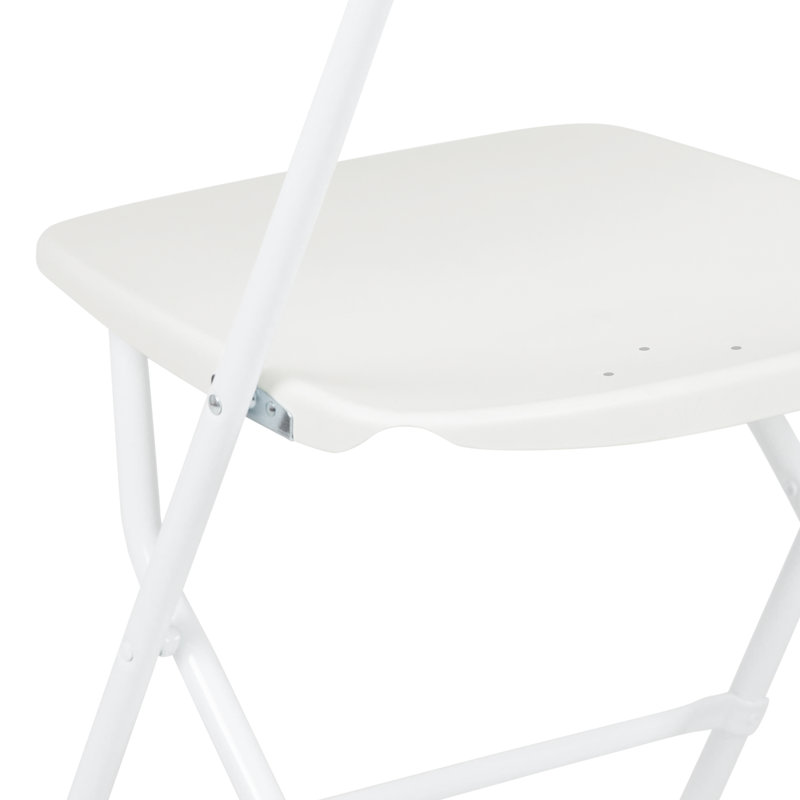 Chaise pliante Oliverson, Ensemble de 24 pièces, Blanc