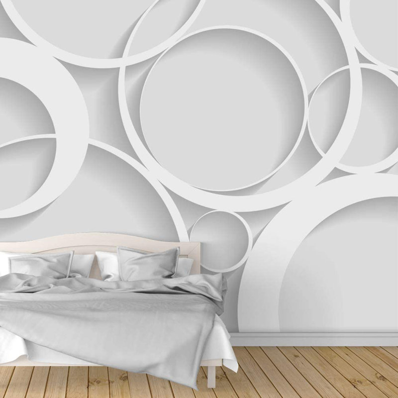 Papier peint géométrique Peel & Stick, L 66 po x l 96 po