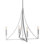 Elite 4 - Light Candle Style Empire Chandelier