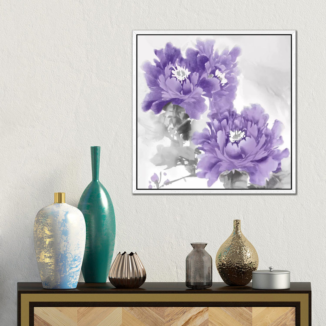 Leinwandbild Flower Bloom in Amethyst I von Jesse Stevens