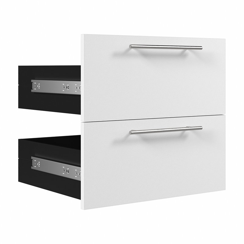 Ailed Manufactured Wood Drawer, White