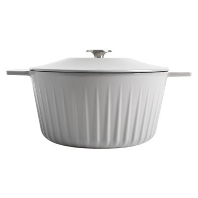 Martha Stewart 5 qt. Non-Stick Cast Iron Round Dutch Oven