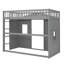 Lit mezzanine avec échelle en pin massif-311163861-311163863