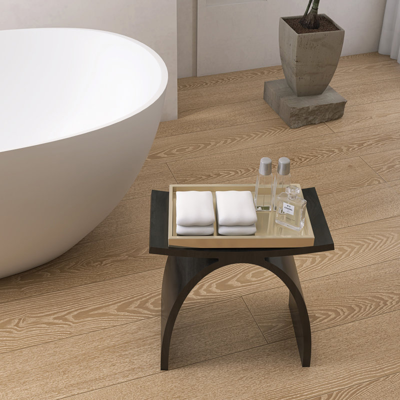 Freestanding Shower Seat Solid Surface Shower Stool
