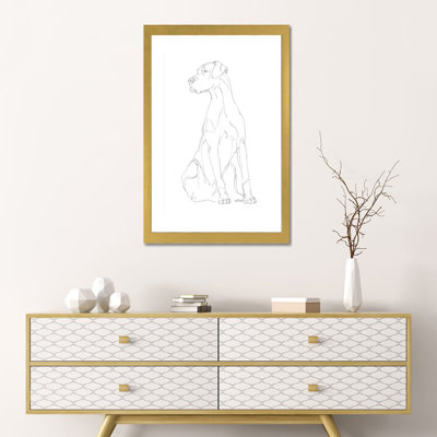 " Dog Contour II " by Ethan Harper