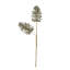 Faux Pinecone Spray   Set of 6   22"H   Silver