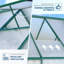 Serre en polycarbonate 8 * 16FT pour l'extérieur, grande serre avec structure à installation rapide-124341989