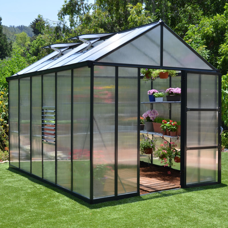 Glory 2.4m W x 3.6m D Greenhouse