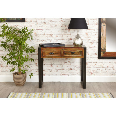 Adlina 91cm Solid Wood Top Console Table