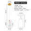 Mini-luminaire suspendu en verre à 1 lumière Earnstine-1530174714