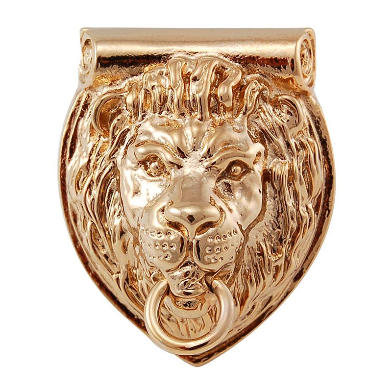 Sforza Novelty Knob, Polished Gold