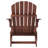 Oversize Wooden Outdoor Folding Adirondack Chair With Pre-Assembled Backrest & Seatboard, Wood Patio Chair For Garden Backyard Porch Pool Deck Firepit