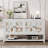 Elegant Retro Console Table/Storage Cabinet/Sideboard With Mirrored Doors-1097788166