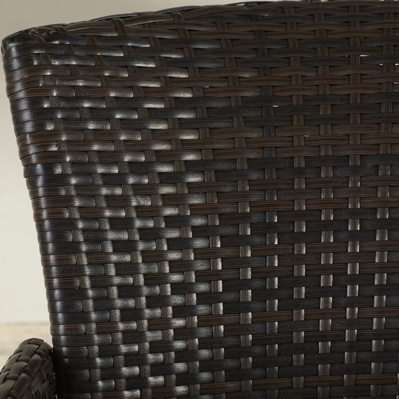 Chaise de patio Woodard, Brun