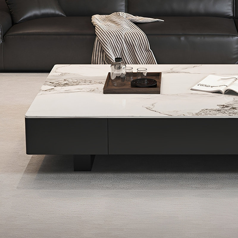 Belmar, Blanc / Gris, H 16,53 po x L 59 po x l 31,49 po