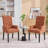 Amdad Tufted Linen Arm Chair-2116762404-2116762459-2134416179