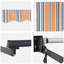 VidaXL 500cm W x 300cm D Polyester Cover Retractable Patio Awning-130819966-130819967-130819971