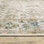 Tapis oriental antidérapant à motif oriental ivoire 7 pi x 10 pi