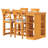 5-piece Counter Height Dining With 3-tier Storage Shelves-320924810