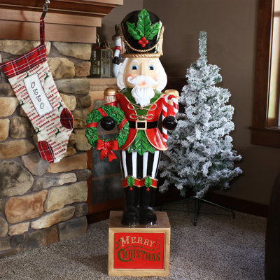 Statue de Noël casse-noisette intérieur / extérieur