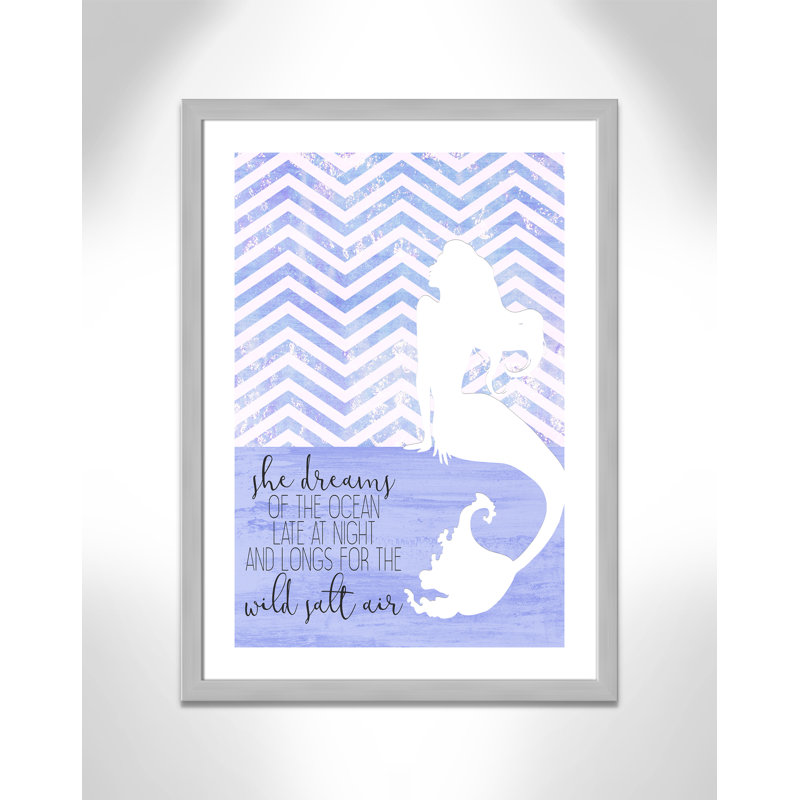 Adhésif décoratif She Dreams, H 34,5 po x l 24,5 po x P 0,6 po, Encadré plat argent