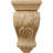 3 1/2"W x 4"D x 7"H Small Grape Corbel, Red Oak (6-Pack)-91124327-120330255