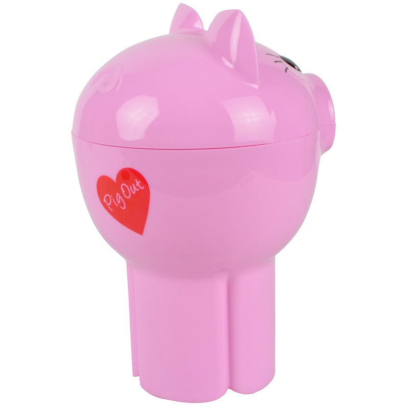 Contenant de transport pour aliments PigOut, Rose