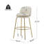 Indoor Metal Upholstered Barstool Set Ideal For Various Spaces With Comfortable Seating And Durable Construction-560513748
