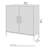 Caleshia Steel Accent Low Storage Cabinet-1143778268