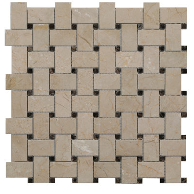 Carreau de mosaïque en marbre Agna