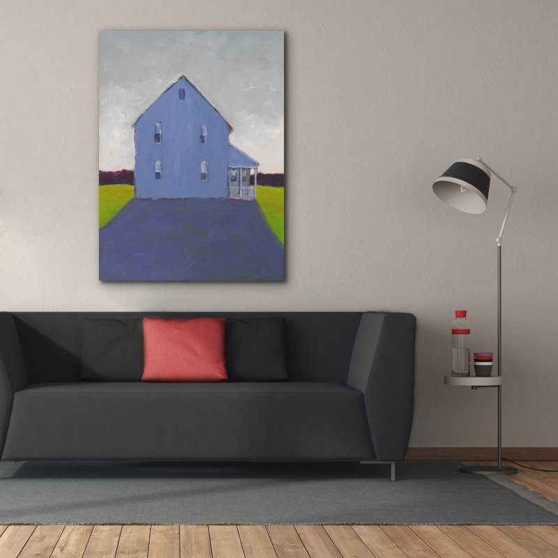  «Bucolique Structure 9» par Carol Young, art mural sur toile, 40 po x 54 po