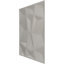 Panneau mural 3D 19,63 "x 19,63" en noir (paquet de 12)-91552261