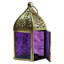 Mini lanterne carrée en verre
