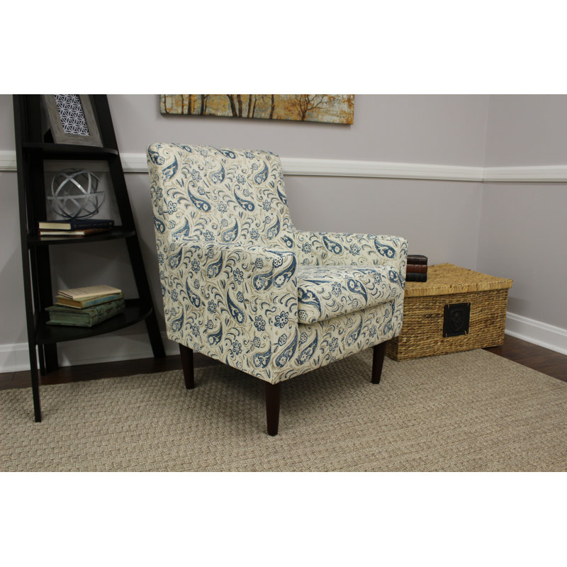 Fauteuil Groesbeck, Paisley Blue