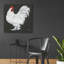 Coq par Hollihocks Art - peinture sans cadre-1745136169