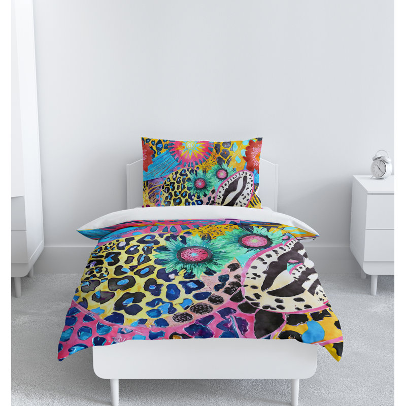 Modern & Contemporary Polyester Duvet Cover, King Duvet Cover + 2 King Shams