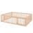 Wood Daybed Frame With Fence-945896501-950091827