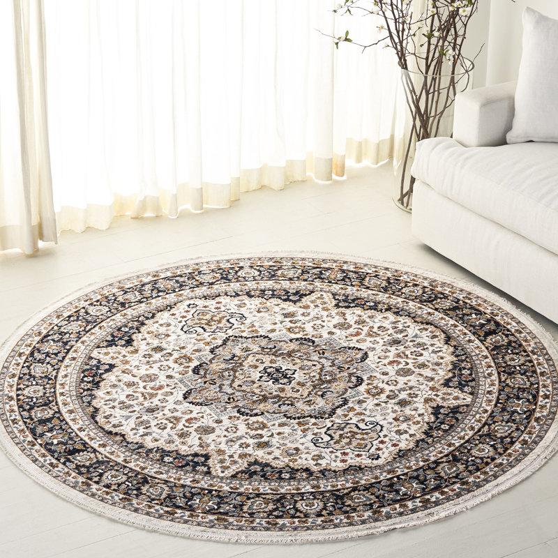 Lauren Ralph Lauren 1100 Performance Oriental Rug, Round 6'7"