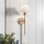 Steel Plug-in Armed Sconce