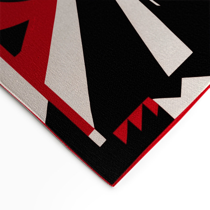 Velvet Blaze Indoor And Outdoor Area Rug, Rectangle 1'6" x 2'6"